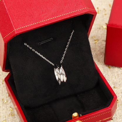[Solara Jewelry ]Triple Hoop Necklace
