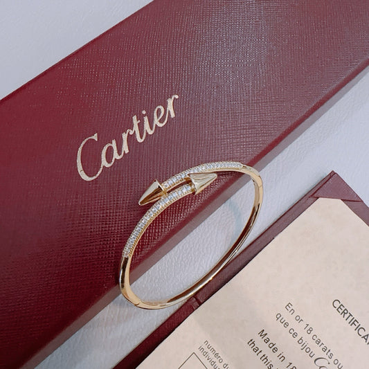 [Solara Jewelry] CT Tone Pfeil & Stern Kristall Armreif