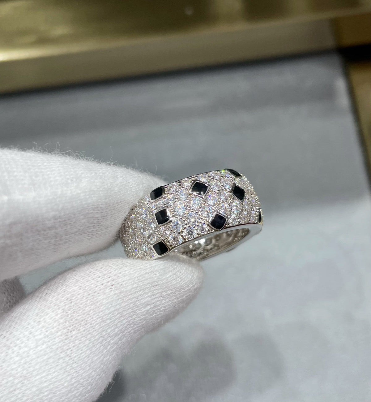 [Solara Jewelry ]JUSTE レオパードプリントリング