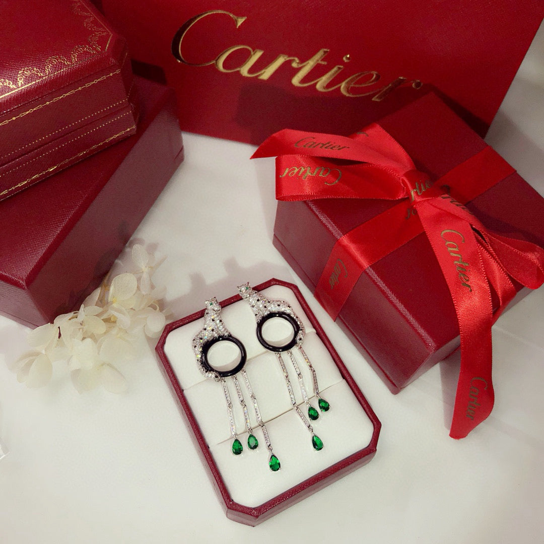 [Solara jewelry] Diamond Drop Earrings