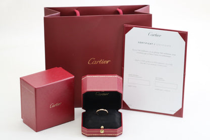 [Solara Jewelry] LOVE Collection Maillon Ring – Vollständig mit Diamanten besetzt