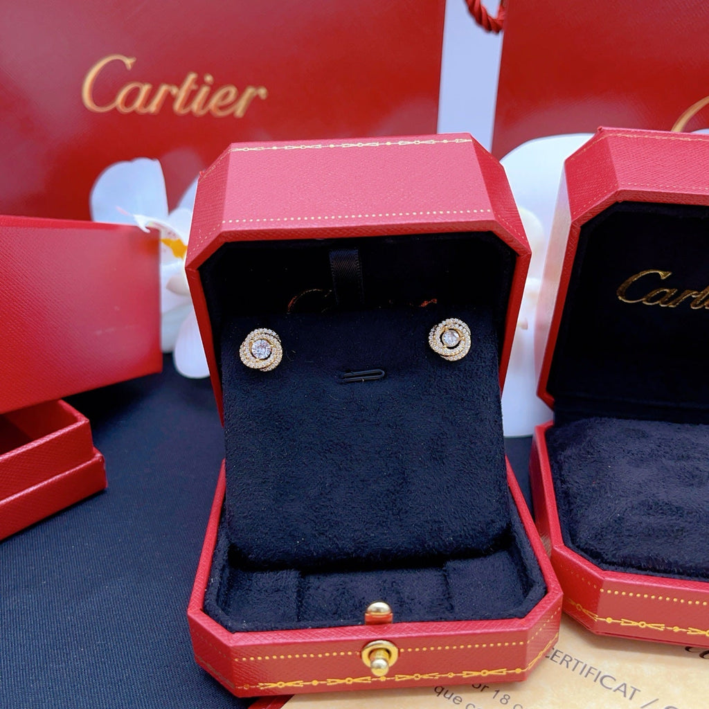[Solara jewelry] Love Knot Stud Earrings
