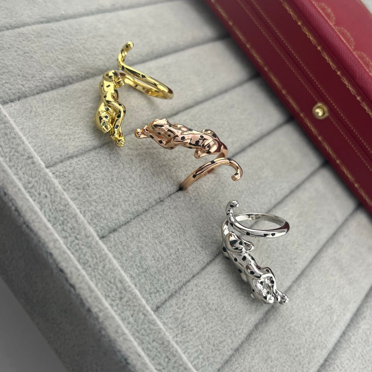[Solara jewelry]New Panther Open Ring image 3