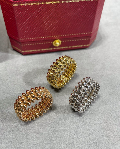 [Solara Jewelry ] CNCダブルロウバレットリング