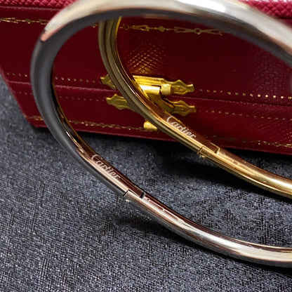 [Solara Jewelry ]CT ツイスト スクリュー ブレスレット | ミニマリスト ナロー バングル