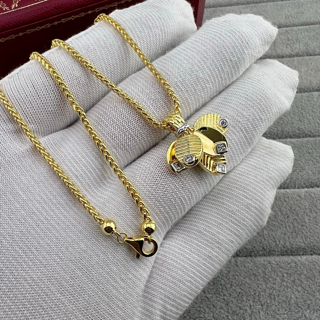 [Solara jewelry]Leaf Pendant Necklace image 4