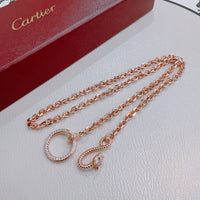 [Solara jewelry]Double Ring Chain Necklace image 6