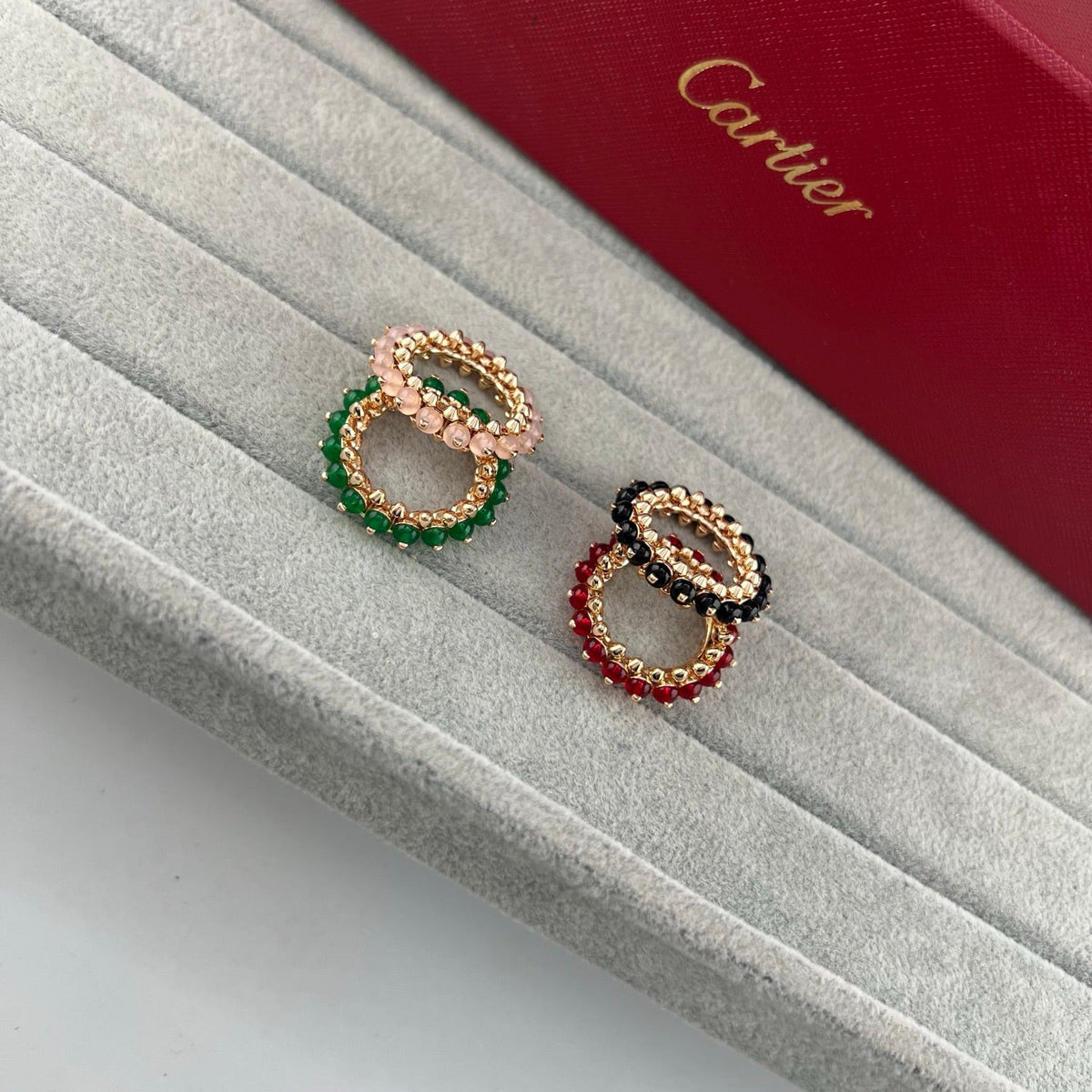 [Solara jewelry]Colored Stone Pave Band Ring image 8