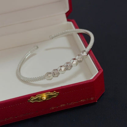 [Solara Jewelry ]CT ダイヤモンドアクセント スパイクブレスレット