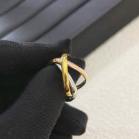 [Solara jewelry]Tri Tone Knot Ring