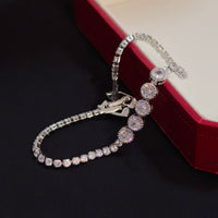 [Solara Jewelry ]CT Exquisite Pavé Diamond Bracelet