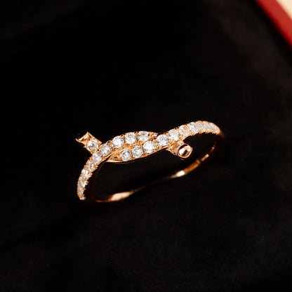 [Solara Jewelry ]Knot Ring for an Infinite Connection