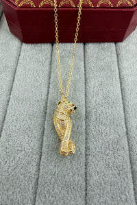 [Solara jewelry]Pave Fish Pendant Necklace image 2