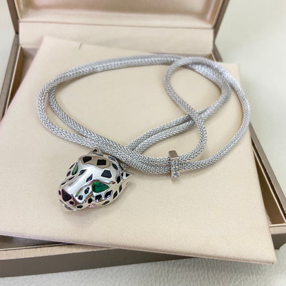 [Solara jewelry]Serpent Color Stone Necklace