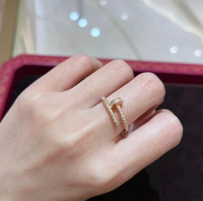 [Solara Jewelry ]JUSTE RING 1.8MM GOLD DIAMONDS