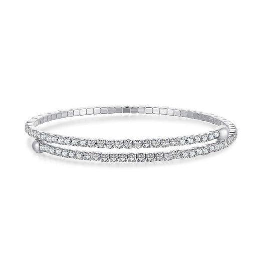 [Solara Jewelry ]Armband mit Diamantenreihe
