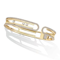 [Solara jewelry]MOVE 10TH PAVED DIAMOND BRACELET