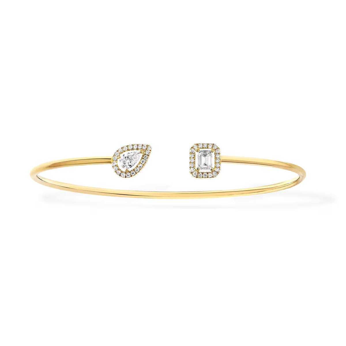 [Solara jewelry]FLEXIBLER JONC-ARMREIF MY TWIN TOI & MOI SILBER DIAMANT