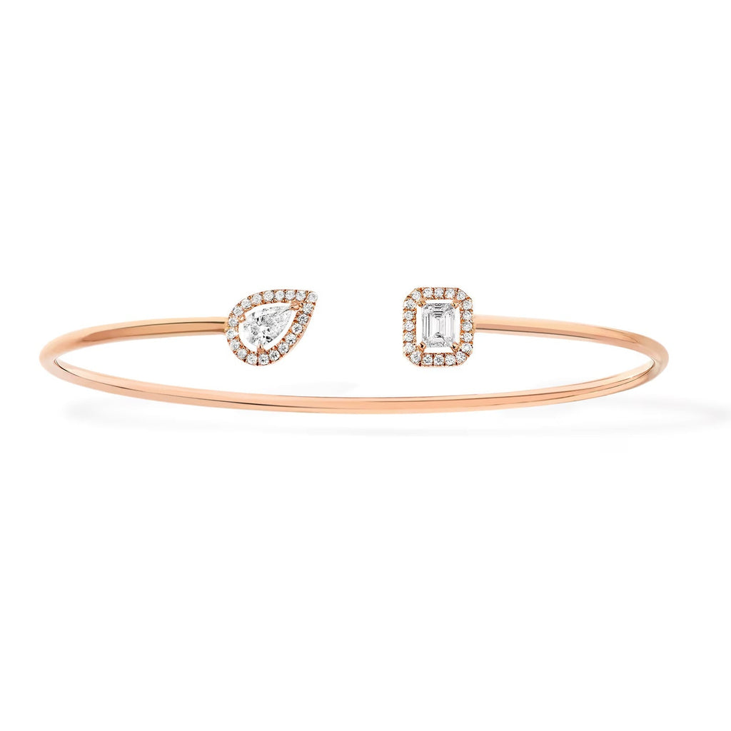 [Solara jewelry]JONC FLEX MY TWIN TOI & MOI シルバーダイヤモンドブレスレット