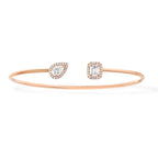 [Solara jewelry]JONC FLEX MY TWIN TOI & MOI シルバーダイヤモンドブレスレット