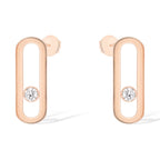 [Solara jewelry]MOVE UNO SMALL 1 DIAMOND EARRINGS