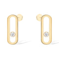 [Solara jewelry]MOVE UNO SMALL 1 DIAMOND EARRINGS