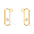 [Solara jewelry]MOVE UNO SMALL 1 DIAMOND EARRINGS