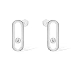 [Solara jewelry]MOVE UNO SMALL 1 DIAMOND EARRINGS