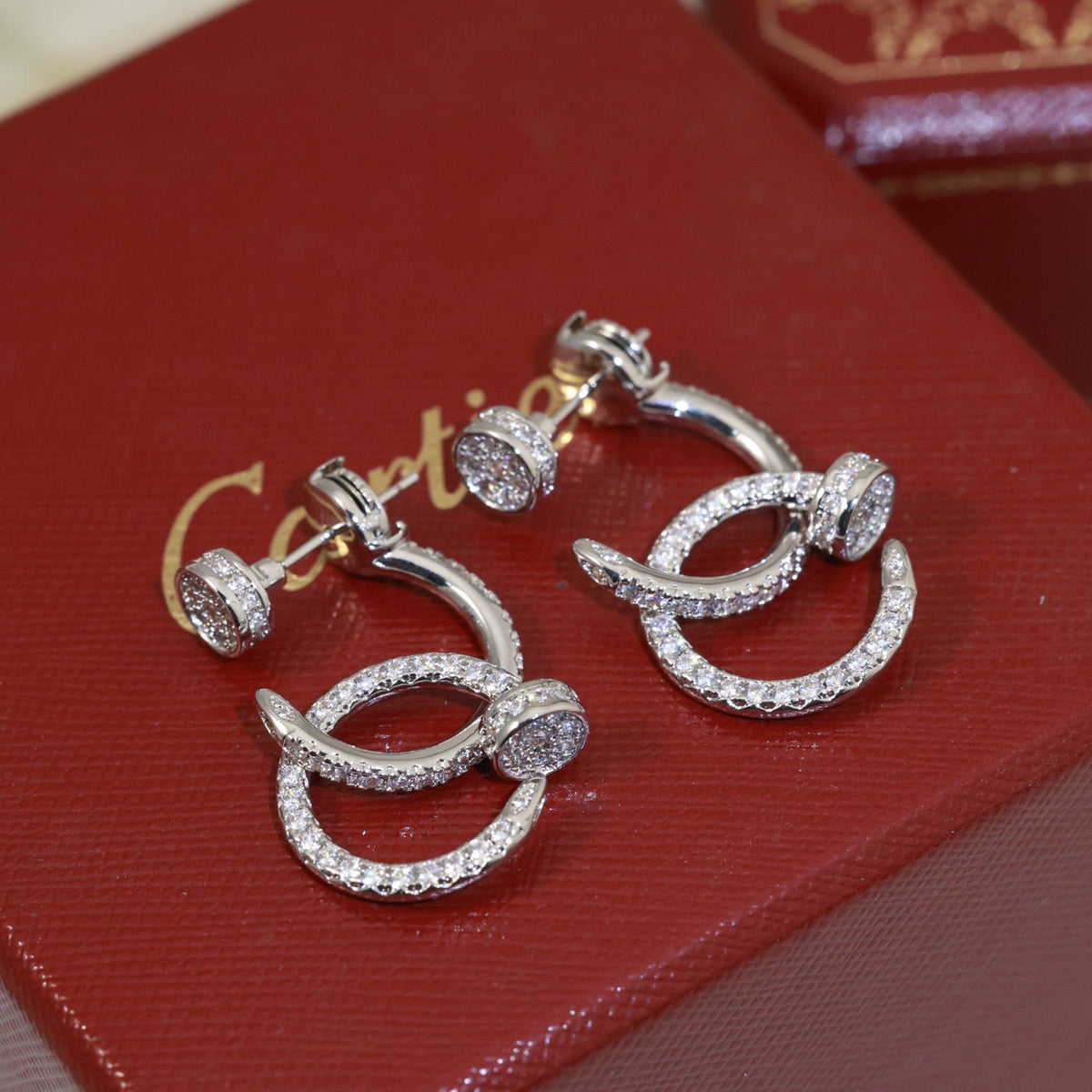 [Solara jewelry] Circle Drop Earrings