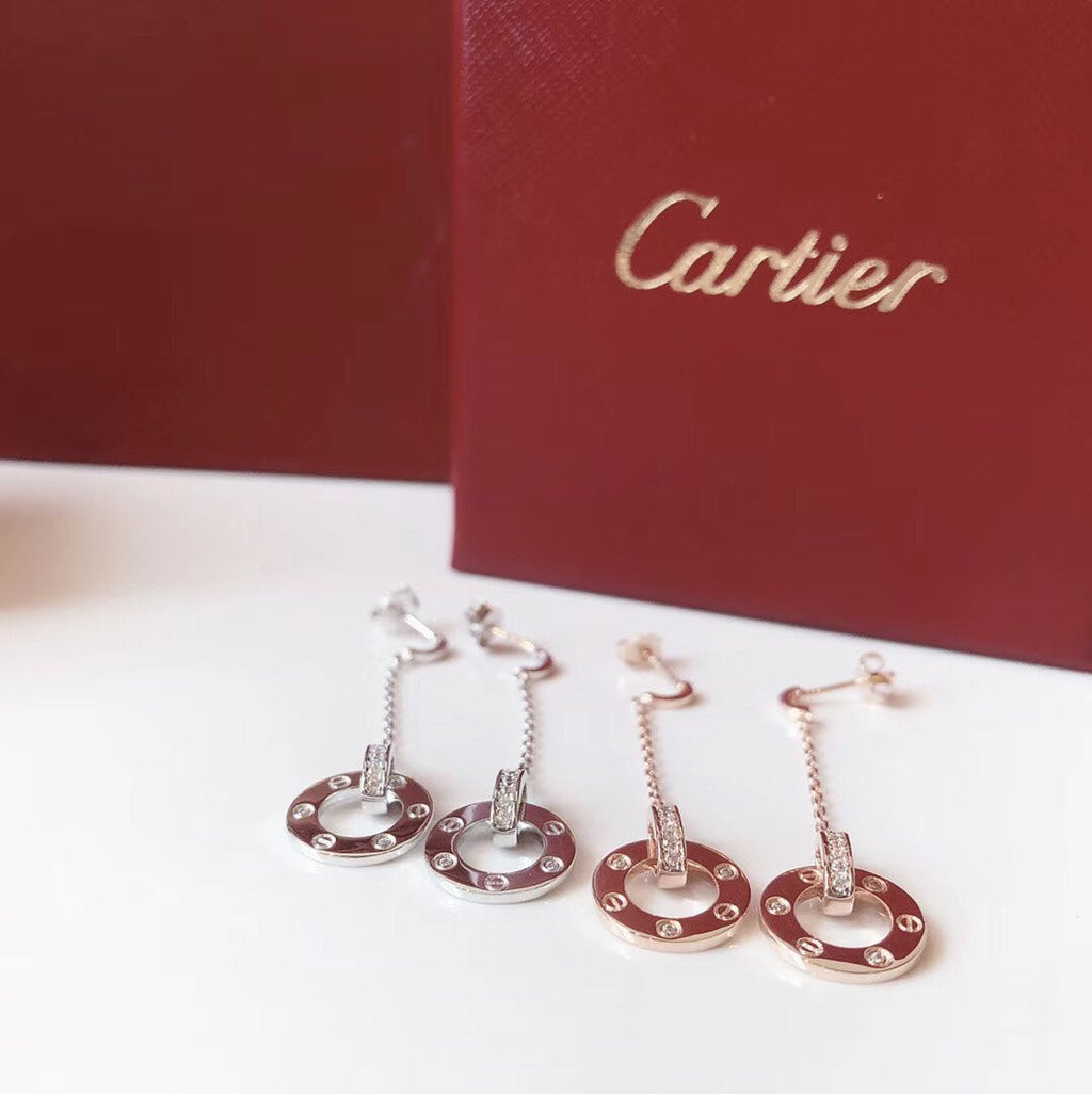 [Solara jewelry] Chain Drop Earrings