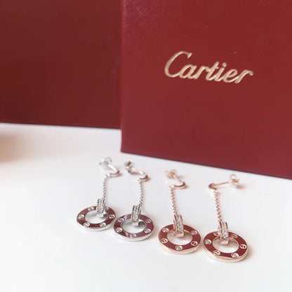 [Solara jewelry] Chain Drop Earrings