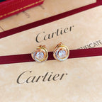 [Solara jewelry] Pave Stud Earrings