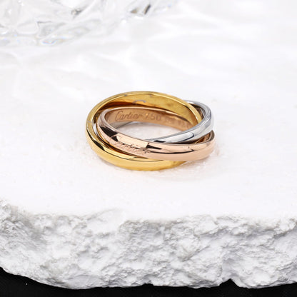 [Solara Jewelry ]TRINITY RING ゴールド ピンクゴールド シルバー