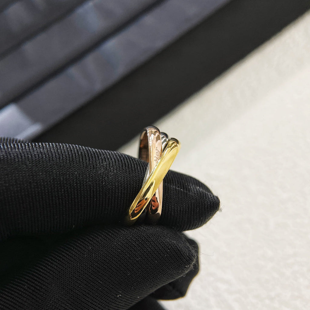 [Solara jewelry]Tri Tone Knot Ring image 5