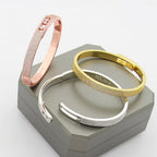 [Solara jewelry]ノア フルパヴェダイヤモンド バングルブレスレット