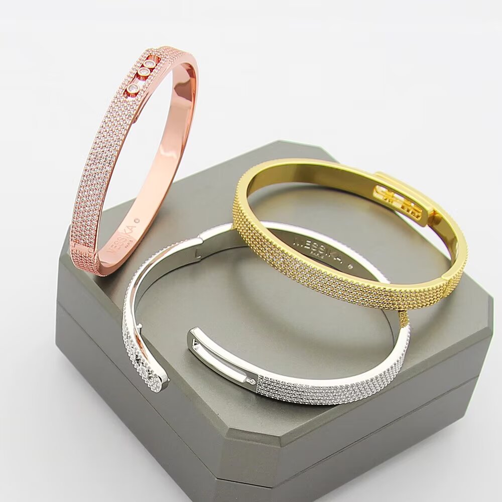 [Solara Schmuck]Noa Voll Pavé Diamant Armreif