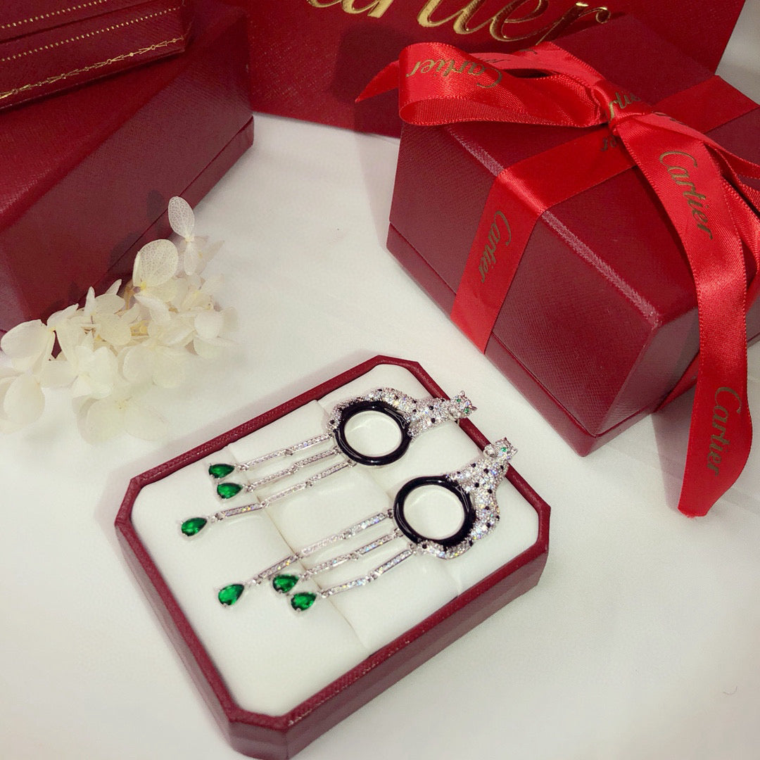 [Solara jewelry] Diamond Drop Earrings