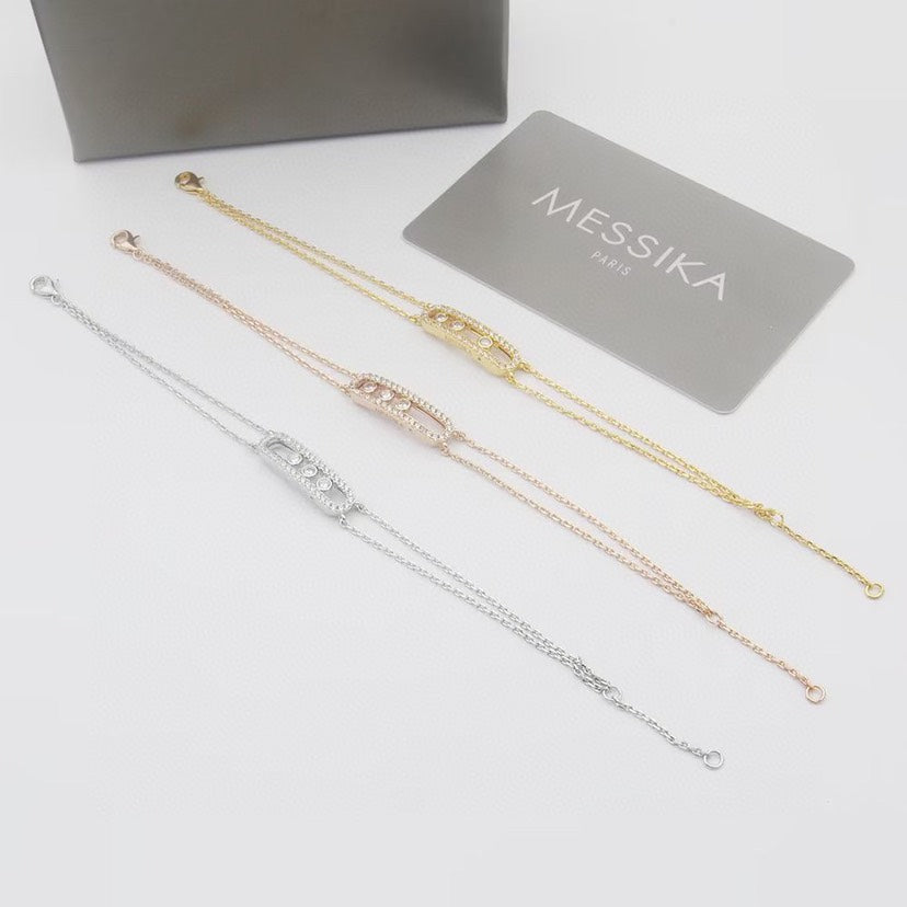 [Solara Jewelry] Move Classique pavé bracelet