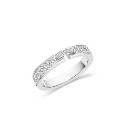 [Solara Jewelry]アリアンスリエンスエヴィデンス パヴェダイヤモンド4mmリング