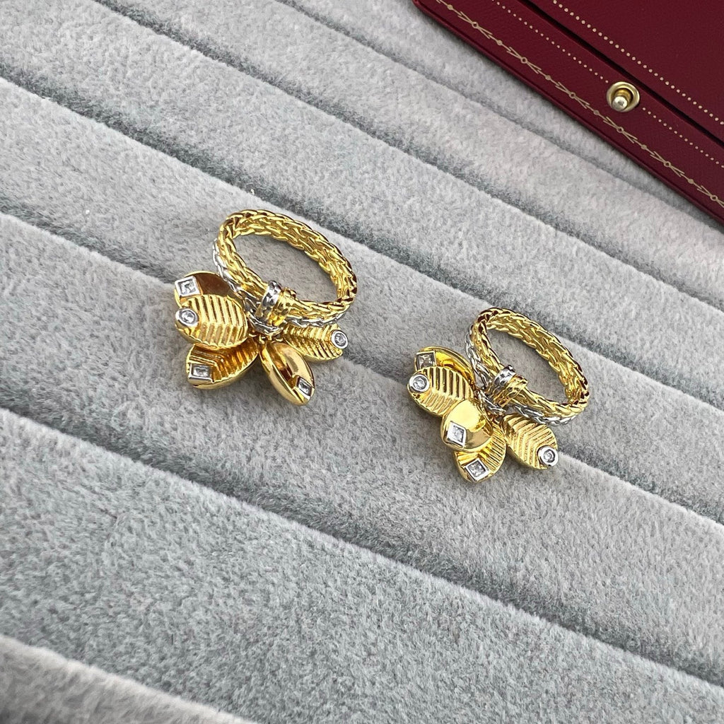 [Solara jewelry]High Jewelry Bee Pave Ring image 6