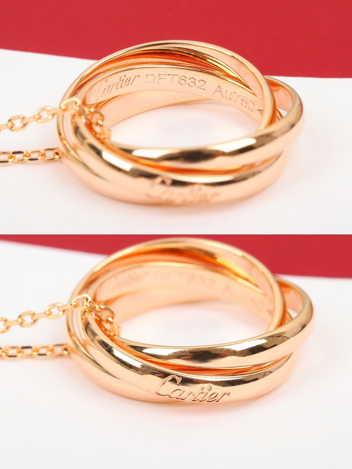 [Solara Jewelry ]Triple Hoop Necklace