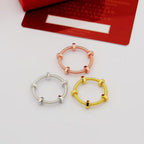 [Solara jewelry]New Screw Motif Open Ring image 3