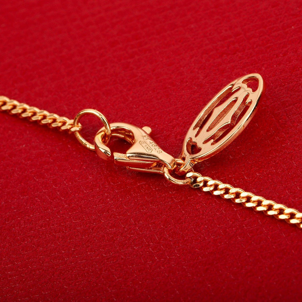 [Solara Jewelry ]CT Three-Row Square Crystal Necklace