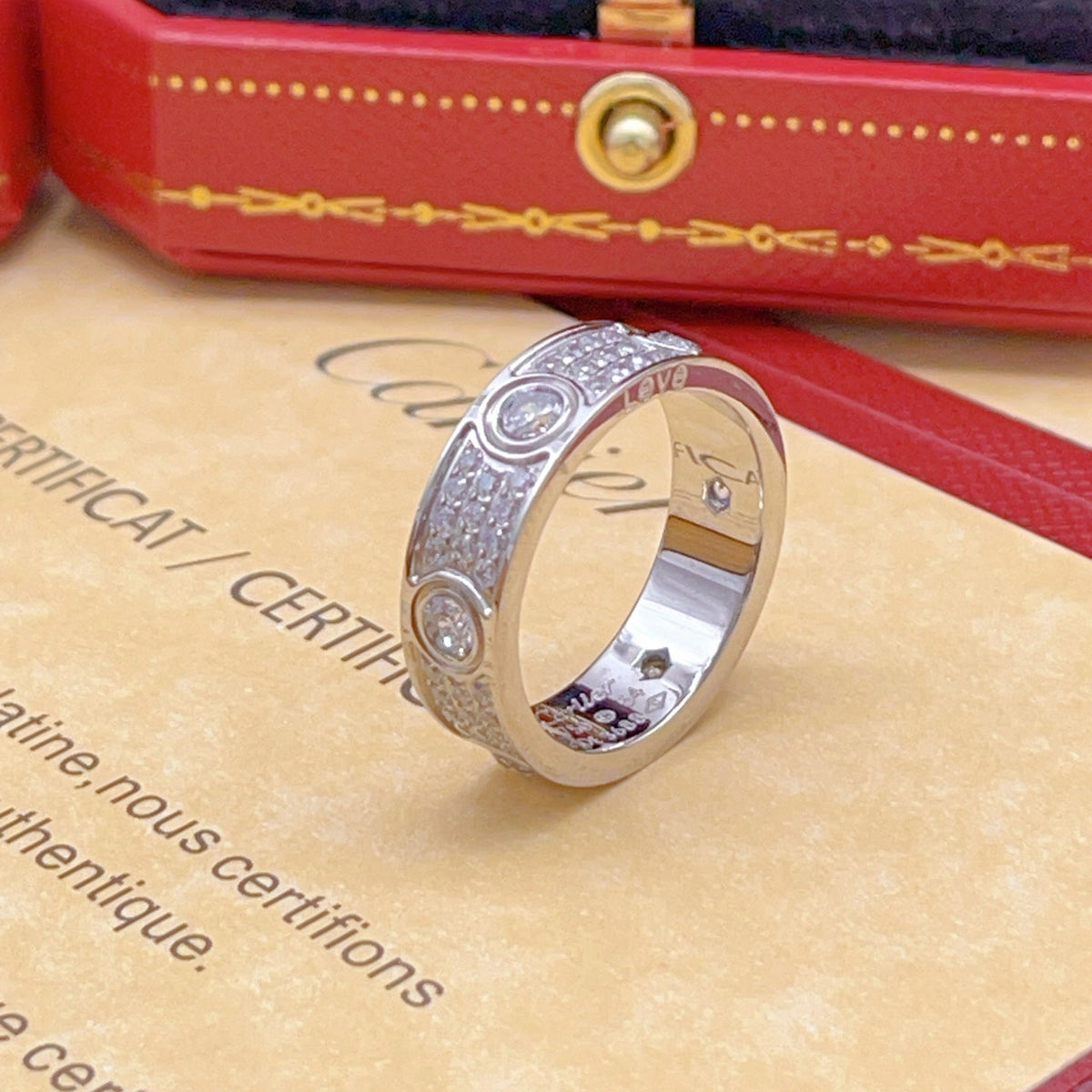 [Solara jewelry]New Enamel Pave Band Ring image 10