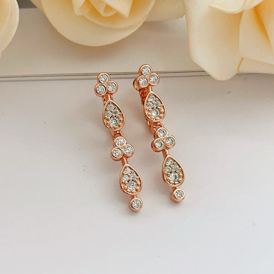 [Solara jewelry] Crystal Drop Earrings