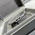 [Solara jewelry]Move Uno Pavé Flex-Armreif mittel