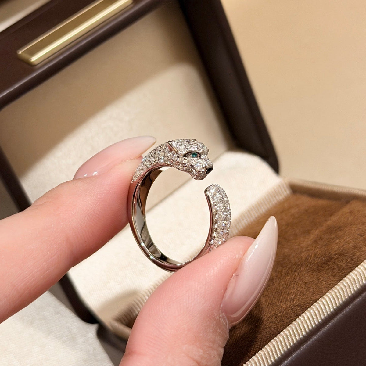 [Solara Jewelry ]パンテール 5.5mm オールダイヤモンドリング