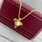 [Solara jewelry]Leaf Pendant Necklace image 3