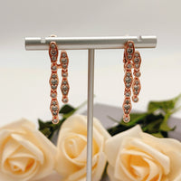 [Solara jewelry] Pave Bar Drop Earrings