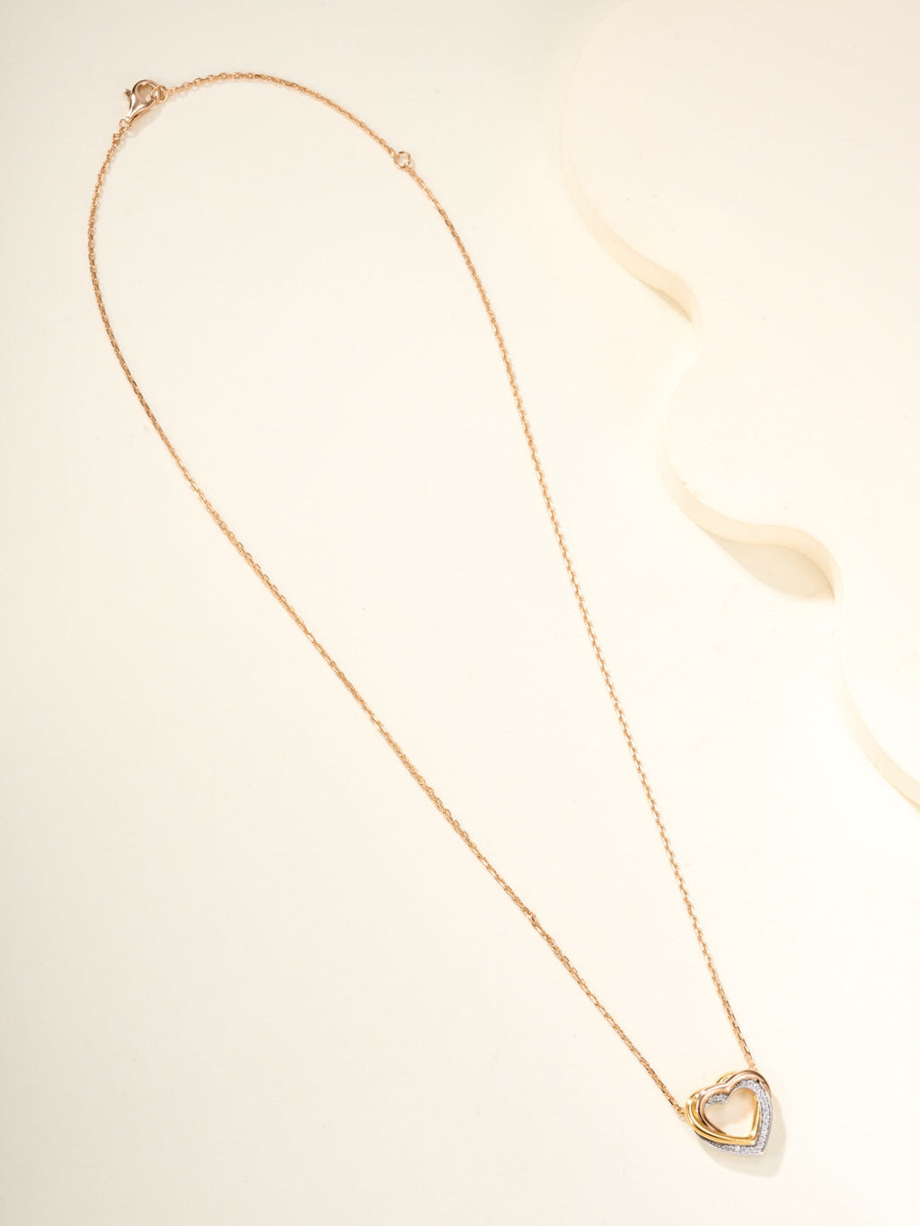 [Solara jewelry]Heart Ring Pendant Necklace image 2
